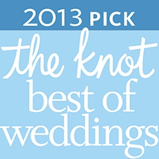 2013 Best of Weddings Award from theknot.com